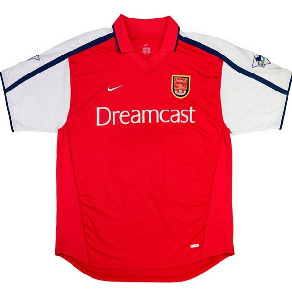 Camiseta Arsenal Primera equipo Retro 2000 Rojo